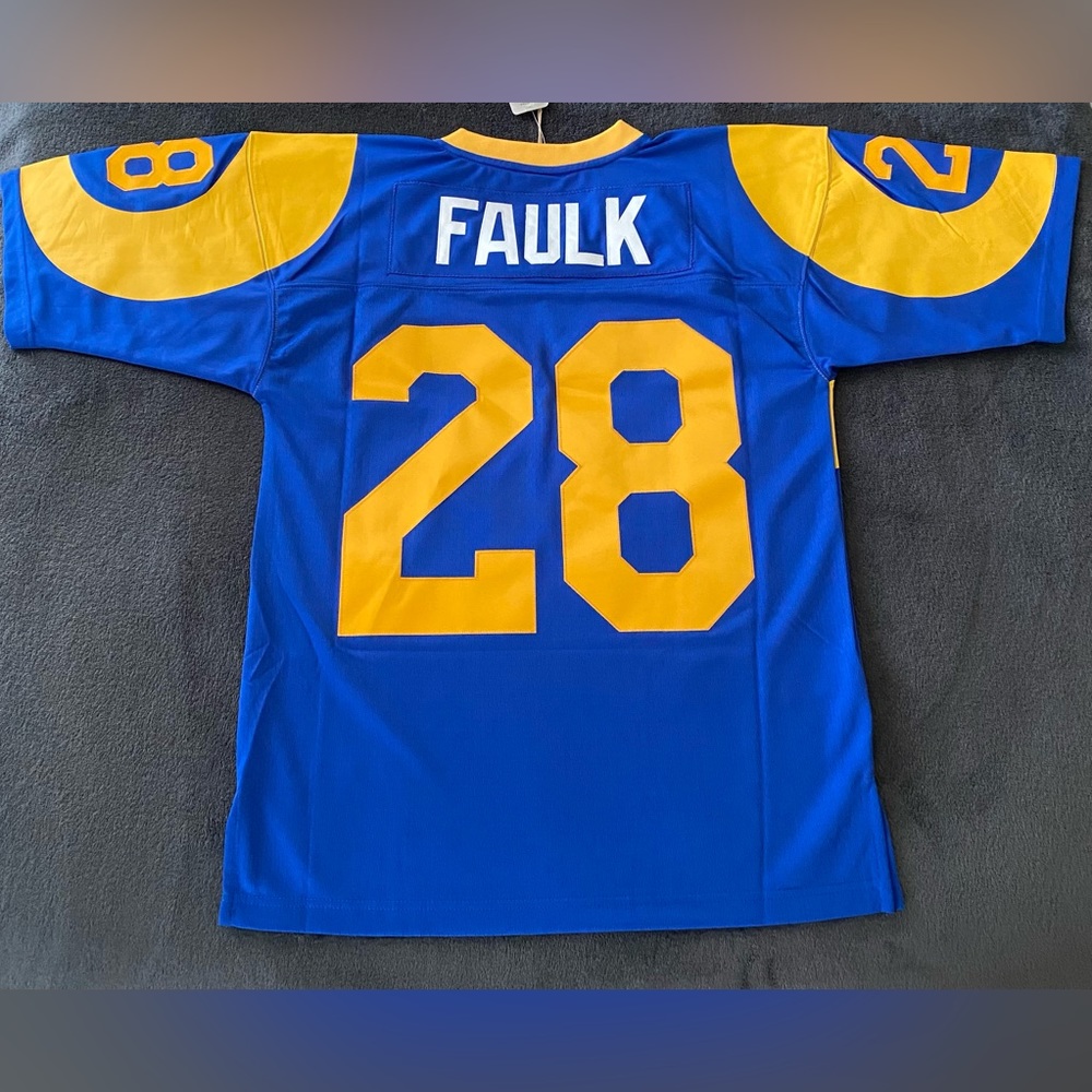 NFL Legacy Jersey St. Louis Rams Throwback Marshall Faulk 1999 size M - Picture 2 of 7